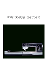 Pfaff Sewing Machine Embroidery Machine owners manual user guide