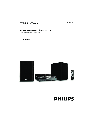 Philips DVD Player MCD177/79 owners manual user guide