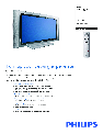 Philips Flat Panel Television 37PF7321D/37 owners manual user guide