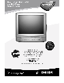 Philips TV DVD Combo 27DVCR55S owners manual user guide