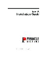 Pinnacle Speakers Network Router Lightning 1000 owners manual user guide