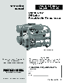 Porter-Cable Air Compressor CPLDC2540S owners manual user guide
