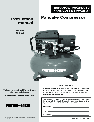 Porter-Cable Air Compressor D26126-024-0 owners manual user guide