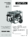 Porter-Cable Portable Generator A02871-043-0 owners manual user guide