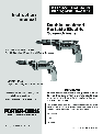 Porter-Cable Power Screwdriver 4630 owners manual user guide