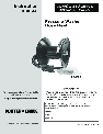 Porter-Cable Pressure Washer D26052-023-0 owners manual user guide