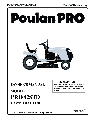 Poulan Lawn Mower 183748 owners manual user guide