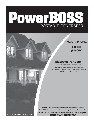 PowerBass Portable Generator 30222 owners manual user guide