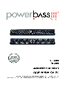 PowerBass Speaker XL owners manual user guide