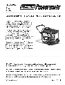 Powermate Portable Generator PMC435003 owners manual user guide
