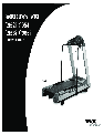Precor Treadmill C952i owners manual user guide