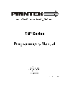 Printek Printer MtP300 owners manual user guide