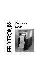 Printronix Printer L5520 owners manual user guide