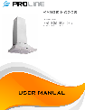 Proline Ventilation Hood PLFI520 owners manual user guide