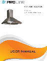 Proline Ventilation Hood PLFW108 owners manual user guide