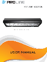 Proline Ventilation Hood PLFW581 owners manual user guide