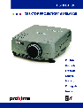 Proxima ASA Projector 6150/6100 owners manual user guide