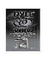 PYLE Audio Car Video System PLRDVD10 owners manual user guide