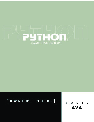 Python Home Security System 424 owners manual user guide