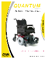 Quantum Mobility Aid 610 Series owners manual user guide