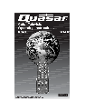 Quasar CRT Television SP3234, SP3234U owners manual user guide