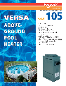 Raypak Swimming Pool Heater 105 owners manual user guide