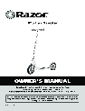 Razor Mobility Scooter A 5 owners manual user guide