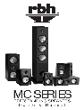 RBH Sound Speaker System MC owners manual user guide