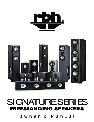 RBH Sound Speaker System Signature owners manual user guide