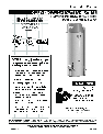 Reliance Water Heaters Water Heater 317775-000 owners manual user guide