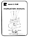 Riccar Sewing Machine RL 603 owners manual user guide