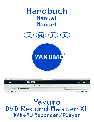 Ritek DVD Recorder Yakumo DVD Record MasterXL DVD+RW Recorder/Player owners manual user guide