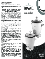 Rival Rice Cooker CKRVRCM061 owners manual user guide