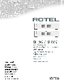 Rotel Stereo Amplifier RB-1572 owners manual user guide