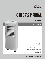 Royal Sovereign Dehumidifier RDH-130 owners manual user guide