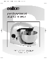 Salton Mixer KM-1078 owners manual user guide