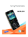 Samsung Cell Phone BLACKJACK II owners manual user guide