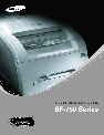 Samsung Fax Machine SF-750 Series owners manual user guide