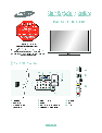 Samsung Flat Panel Television PN58B540 owners manual user guide