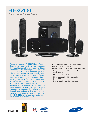 Samsung Home Theater System HT-TXQ100 owners manual user guide