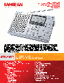 Sangean Electronics MP3 Player ATS909 owners manual user guide