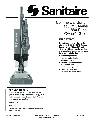 Sanitaire Vacuum Cleaner 880 owners manual user guide