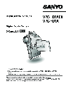 Sanyo Camcorder VPC-HD1A owners manual user guide