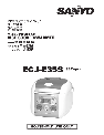 Sanyo Rice Cooker ECJ-E35S owners manual user guide