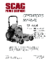 Scag Power Equipment Lawn Mower STWC48V-25CV owners manual user guide