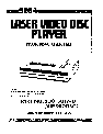 Sega DVD Player 200-5017-01 owners manual user guide