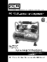 Senco Air Compressor PC1010 owners manual user guide
