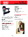 Senco Nail Gun FinishPro 32 owners manual user guide