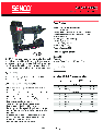 Senco Staple Gun SLS15Mg owners manual user guide