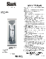 Shark Vacuum Cleaner EP750ST owners manual user guide